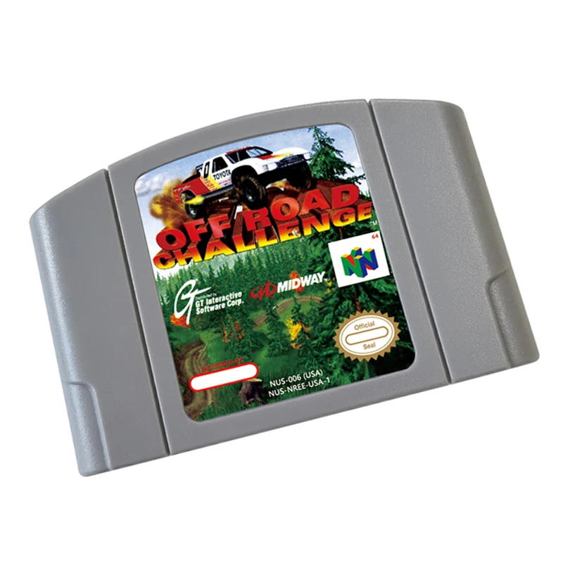 Off Road Challenge 64 Bit Video Game Cartridge US Version For N64 Game Console
Off Road Challenge 64 Bit Video Game Cartridge US Version For N64 Game Console