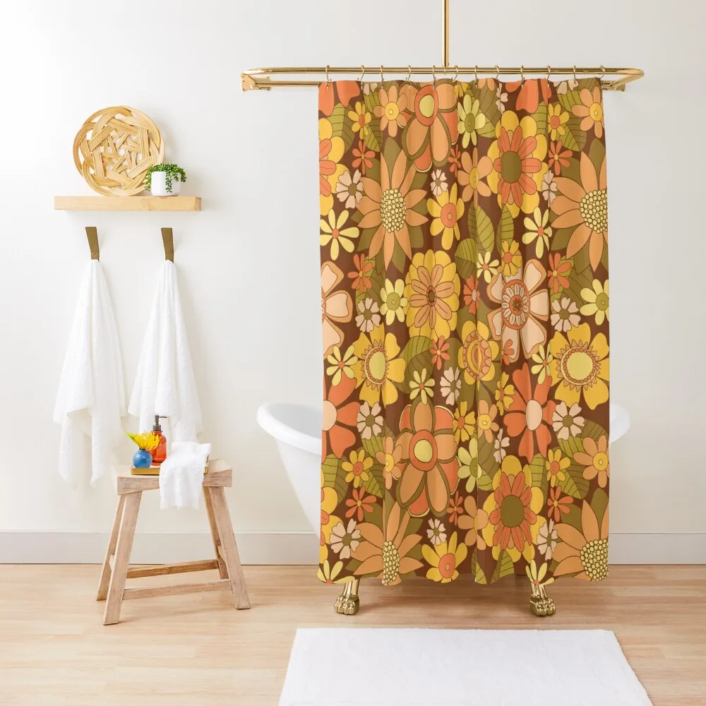 70s retro wallpaper-brown yellow green orange Shower Curtain Bathroom Showers Bathroom Shower Set Curtain
70s retro wallpaper-brown yellow green orange Shower Curtain Bathroom Showers Bathroom Shower Set Curtain
