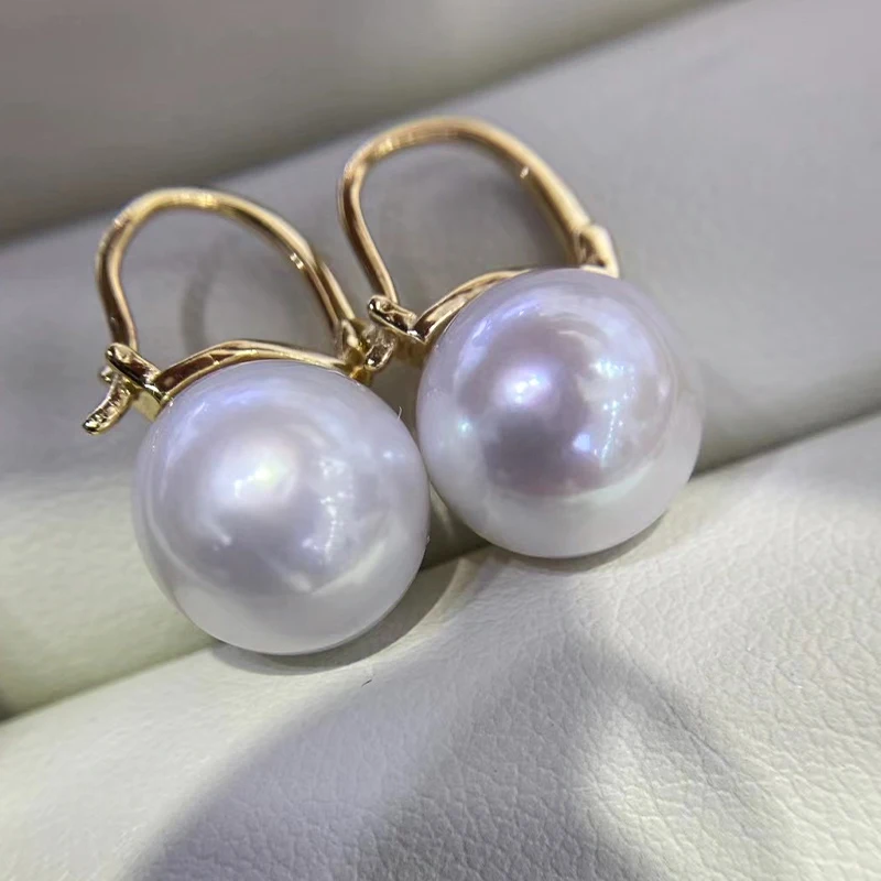 Real Natural Freshwater Huggie Earrings Perfect Round Shape 10-11mm With 925 Silver Gold Plated for Jewelry
Real Natural Freshwater Huggie Earrings Perfect Round Shape 10-11mm With 925 Silver Gold Plated for Jewelry