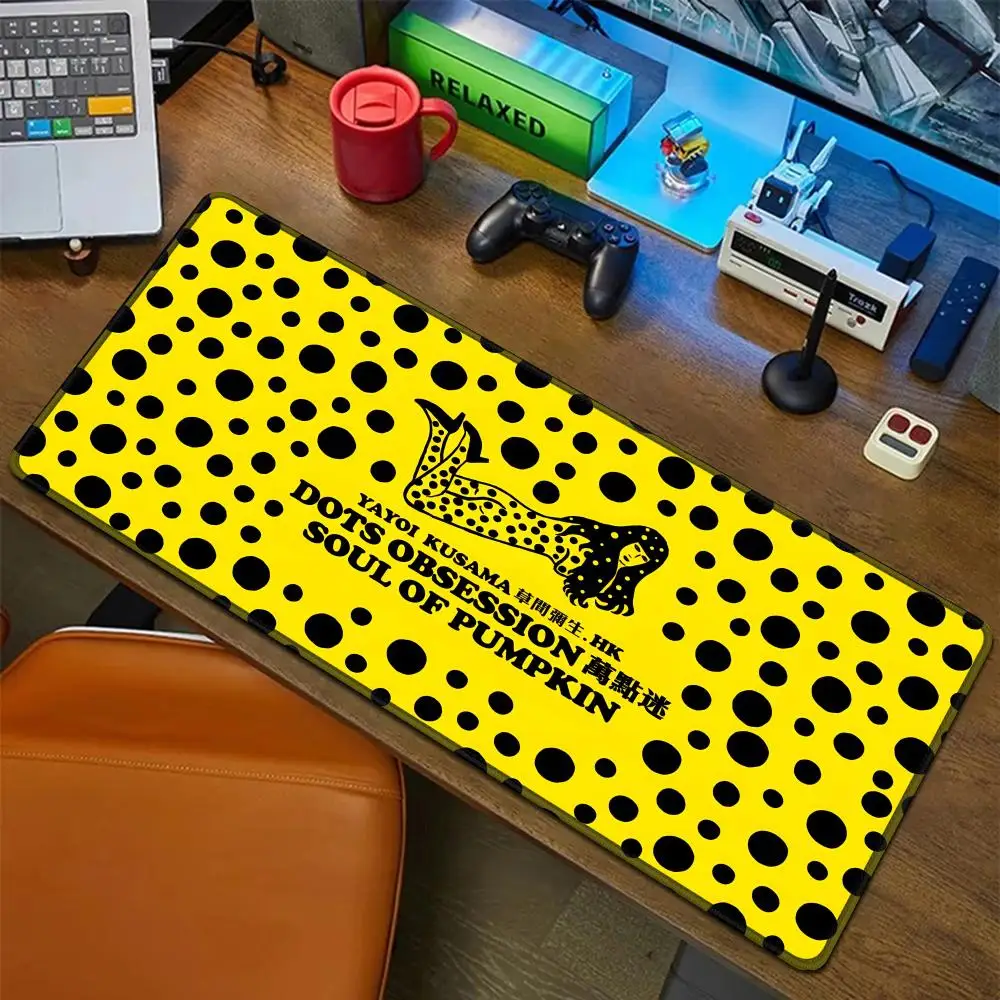 Y-Yayoi K-Kusama Art Mouse Pad Rubber Mat Laptop Xxl Mousepad Notebook Gamer Computer Table Gaming Accessories
Y-Yayoi K-Kusama Art Mouse Pad Rubber Mat Laptop Xxl Mousepad Notebook Gamer Computer Table Gaming Accessories