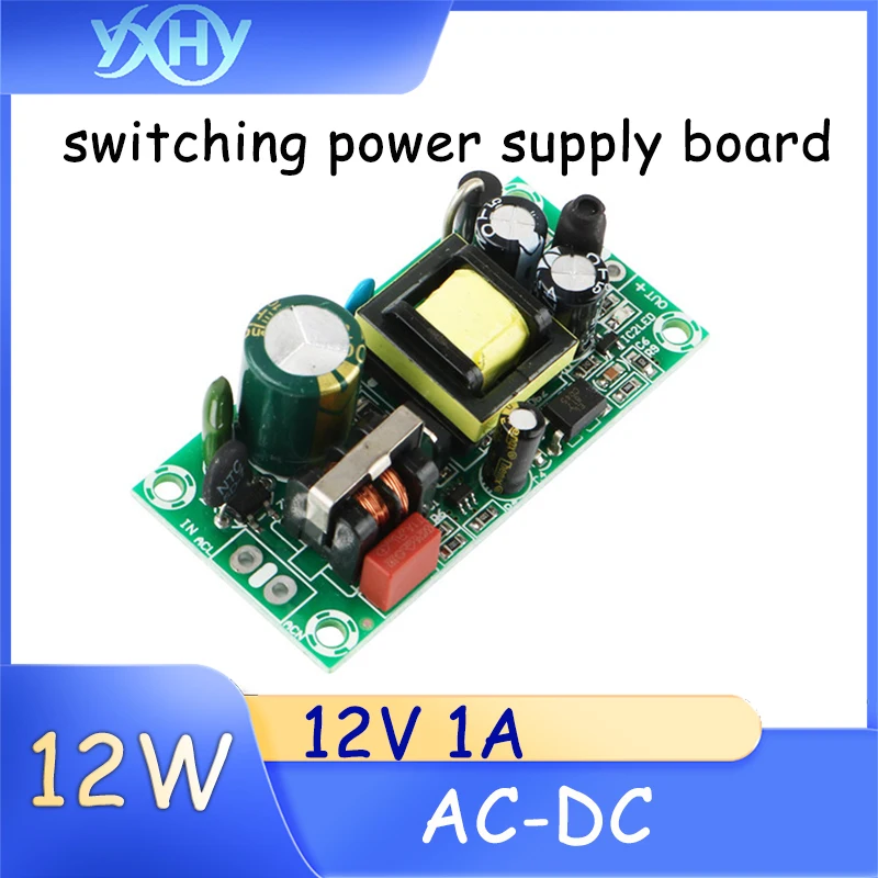 1PCS 12V 1A 12W power supply board AC-DC switch power supply board module bare board small 12V 12W 10W power supply module
1PCS 12V 1A 12W power supply board AC-DC switch power supply board module bare board small 12V 12W 10W power supply module
