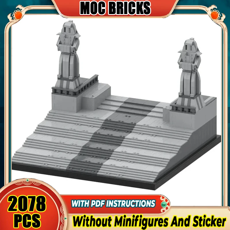 Модель фильмов со звездами Moc, строительные кирпичи, храмовые входные лестницы, технология, модульные блоки, подарки, рождественские игрушки, наборы «сделай сам», сборка
Модель фильмов со звездами Moc, строительные кирпичи, храмовые входные лестницы, технология, модульные блоки, подарки, рождественские игрушки, наборы «сделай сам», сборка
