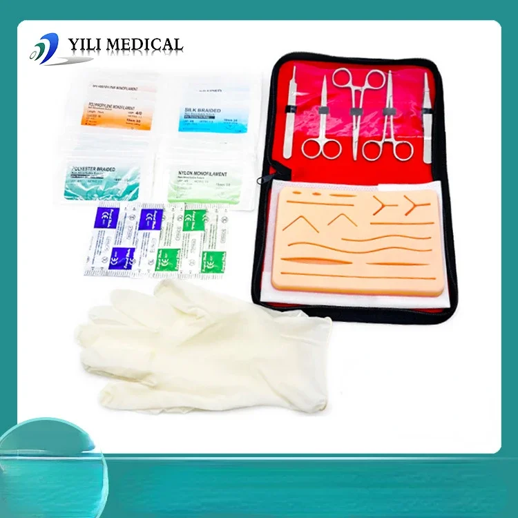 Набор хирургических шовных инструментов для студентов-медиков, набор инструментов для тренировки наложения швов на ране, медицинский держатель для игл, модель нити B
Набор хирургических шовных инструментов для студентов-медиков, набор инструментов для тренировки наложения швов на ране, медицинский держатель для игл, модель нити B