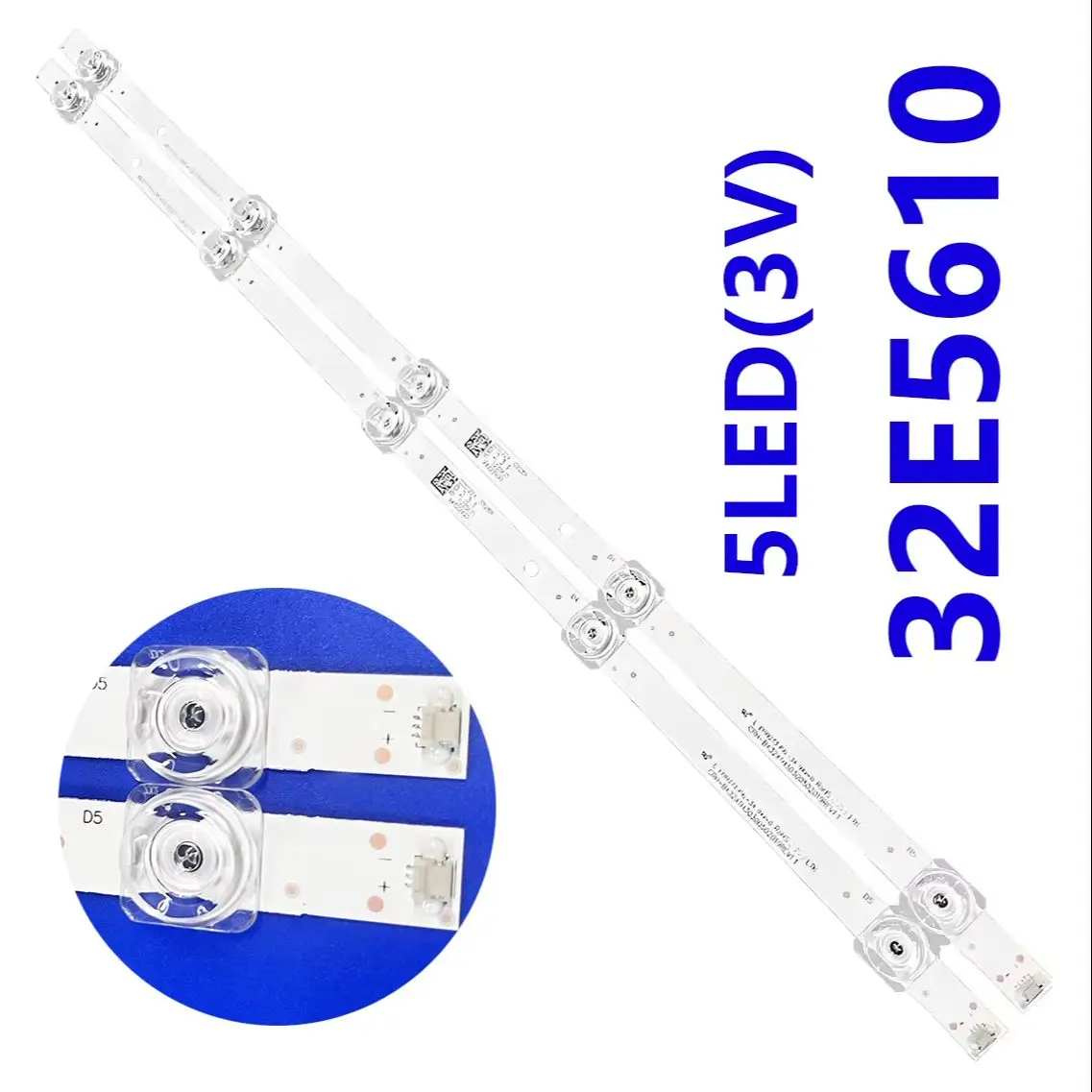2PCS LED Backlight Strip For 32E5610
2PCS LED Backlight Strip For 32E5610