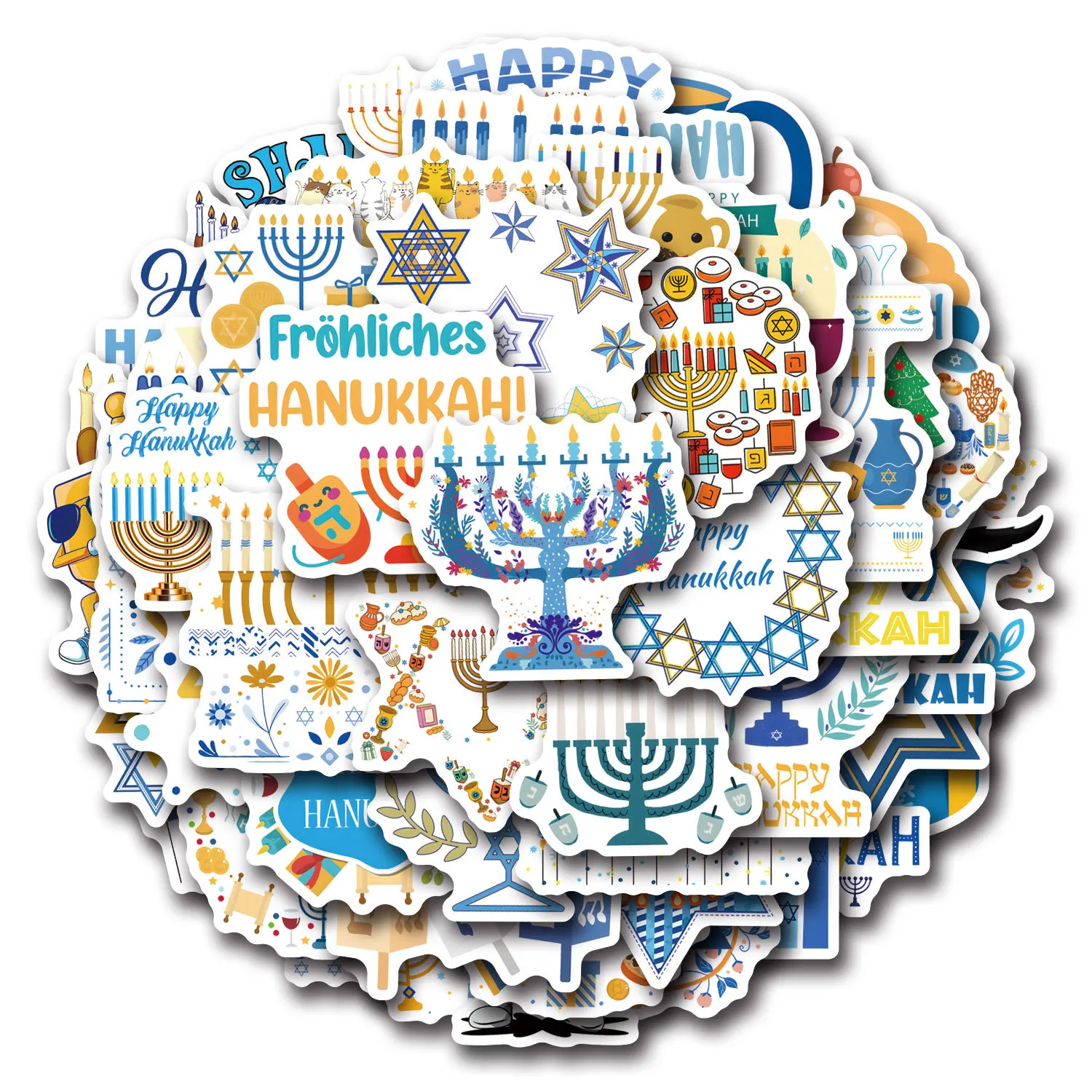 10/30/55PCS Hanukkah Graffiti Cartoon Creative Stickers Decorative Suitcase Water Cup Phone Case Computer Desk Wardrobe Sticker
10/30/55PCS Hanukkah Graffiti Cartoon Creative Stickers Decorative Suitcase Water Cup Phone Case Computer Desk Wardrobe Sticker