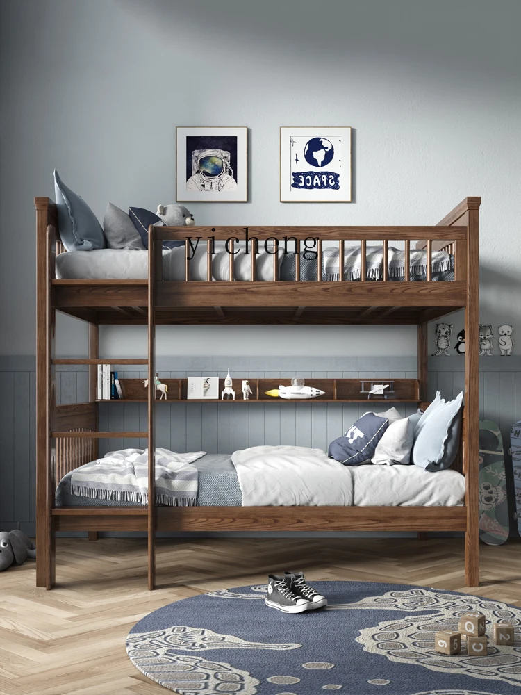 FY solid wood high and low bunk bed upper and lower child and mother children's bed ash wood bed
FY solid wood high and low bunk bed upper and lower child and mother children's bed ash wood bed