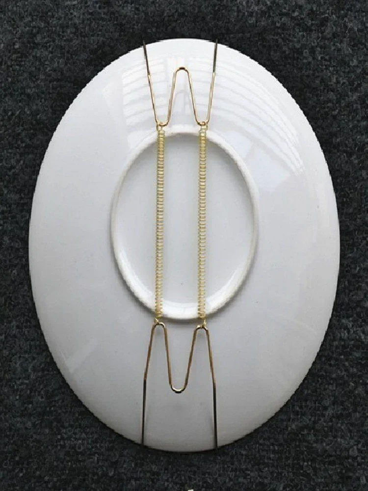 5pcs Dish Hangers Wall Display 8in Plate Dish Hangers Holder W Type Invisible Spring Hanging Hook Plates Home Porch Decoration
5pcs Dish Hangers Wall Display 8in Plate Dish Hangers Holder W Type Invisible Spring Hanging Hook Plates Home Porch Decoration