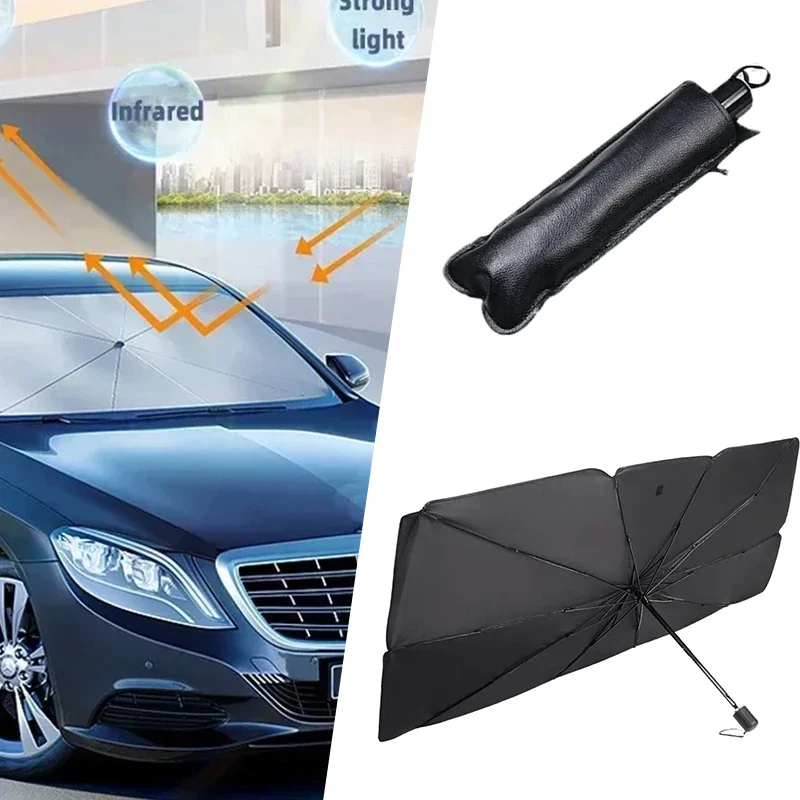 Car Sunshade Umbrella For Auto Shading Car Sun Shade Protector Parasol Summer Sun Interior Windshield Protection Accessories
Car Sunshade Umbrella For Auto Shading Car Sun Shade Protector Parasol Summer Sun Interior Windshield Protection Accessories
