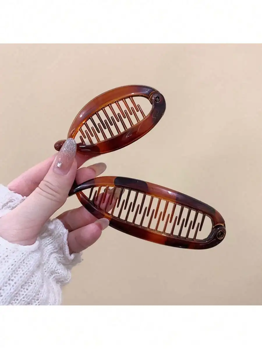 2pcs Matte Wavy Hair Clips For Women Hair Claws Bun Maker Banana Clips
2pcs Matte Wavy Hair Clips For Women Hair Claws Bun Maker Banana Clips