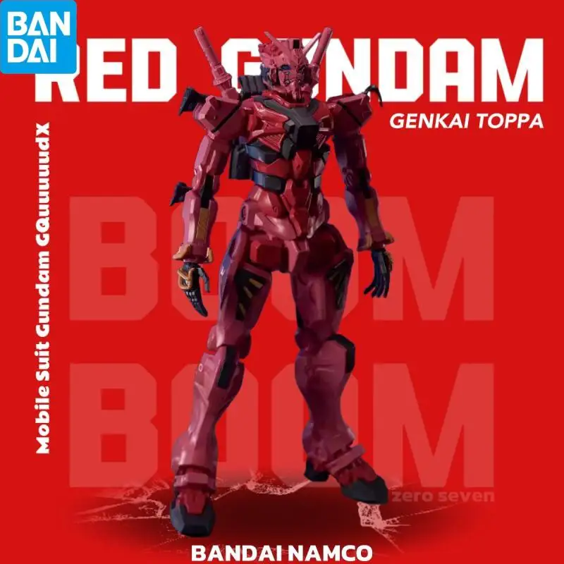 Genuine BANDAI NAMCO Mobile Suit Gundam GQuuuuudX GENKAI TOPPA Red Gundam PVC Figure in stock Collector Figurine Toys doll gift
Genuine BANDAI NAMCO Mobile Suit Gundam GQuuuuudX GENKAI TOPPA Red Gundam PVC Figure in stock Collector Figurine Toys doll gift