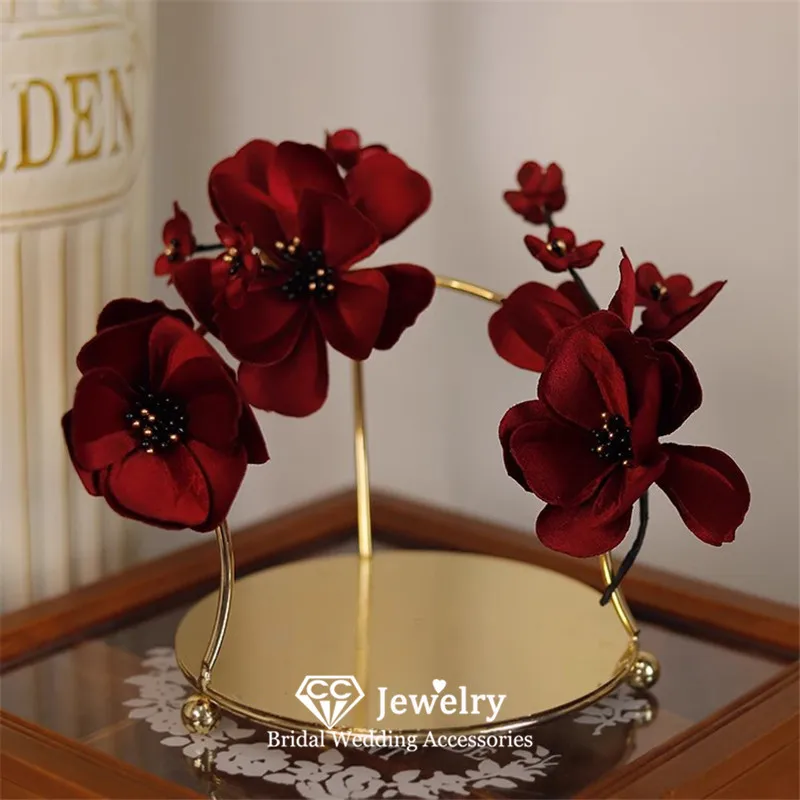 CC Hairpins for Wedding Women Hair Accessories Bridal Headpiece Engagement Hairwear Red Color Flower Shape Hairgrips 3 PCS xy479
CC Hairpins for Wedding Women Hair Accessories Bridal Headpiece Engagement Hairwear Red Color Flower Shape Hairgrips 3 PCS xy479
