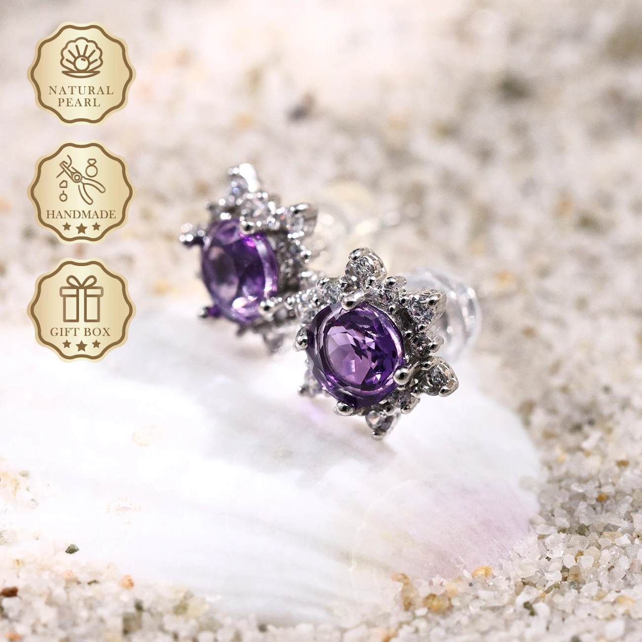 Серьги-гвоздики Mysoya с серебряным покрытием и натуральным аметистом, 5 мм, 1,49 карата, подарочная коробка, подарок на День святого Валентина, подарок на день рождения для нее
Серьги-гвоздики Mysoya с серебряным покрытием и натуральным аметистом, 5 мм, 1,49 карата, подарочная коробка, подарок на День святого Валентина, подарок на день рождения для нее