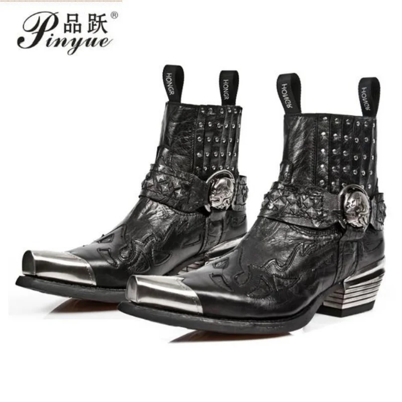 Metallic trim pointy toe men women boots high platform chunky heel black fashion boots lacing rivets new Chelsea boots 35-45
Metallic trim pointy toe men women boots high platform chunky heel black fashion boots lacing rivets new Chelsea boots 35-45