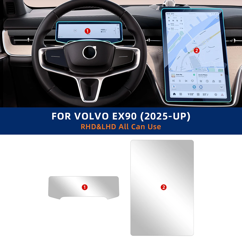 Защитная пленка из ТПУ/ППФ для центрального навигационного дисплея Volvo EX90 2025 и Polestar 3, наклейка для интерьера автомобиля
Защитная пленка из ТПУ/ППФ для центрального навигационного дисплея Volvo EX90 2025 и Polestar 3, наклейка для интерьера автомобиля