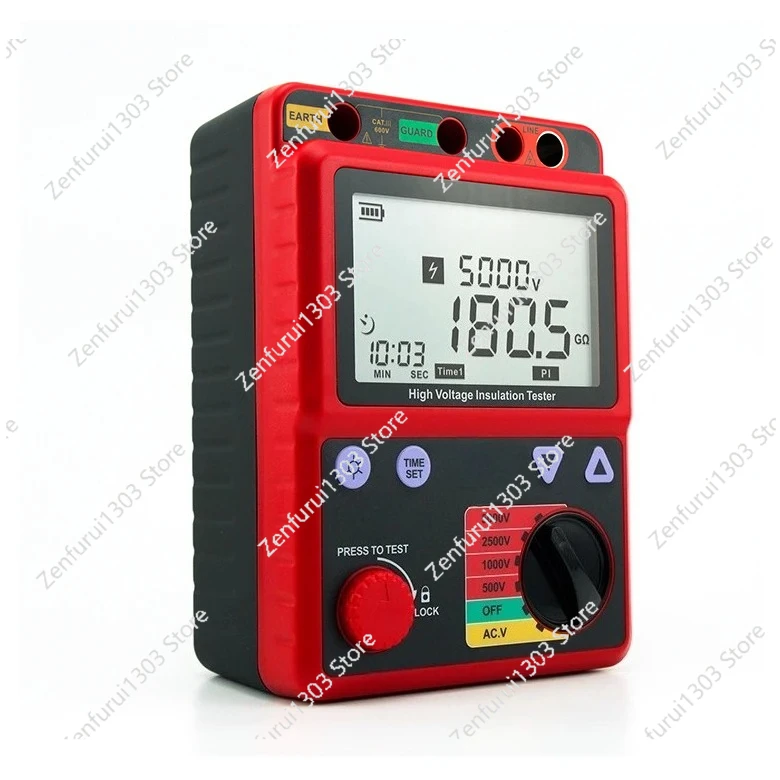 AR3125 Smart Sensor 5000V/ 2500V High Voltage Insulation Resistance Tester
AR3125 Smart Sensor 5000V/ 2500V High Voltage Insulation Resistance Tester