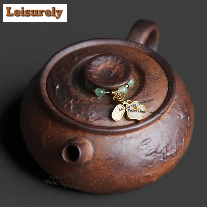 Чайник из грубой глины ручной работы 150 мл, с отверстием для заваривания, для коллекции посуды
Чайник из грубой глины ручной работы 150 мл, с отверстием для заваривания, для коллекции посуды