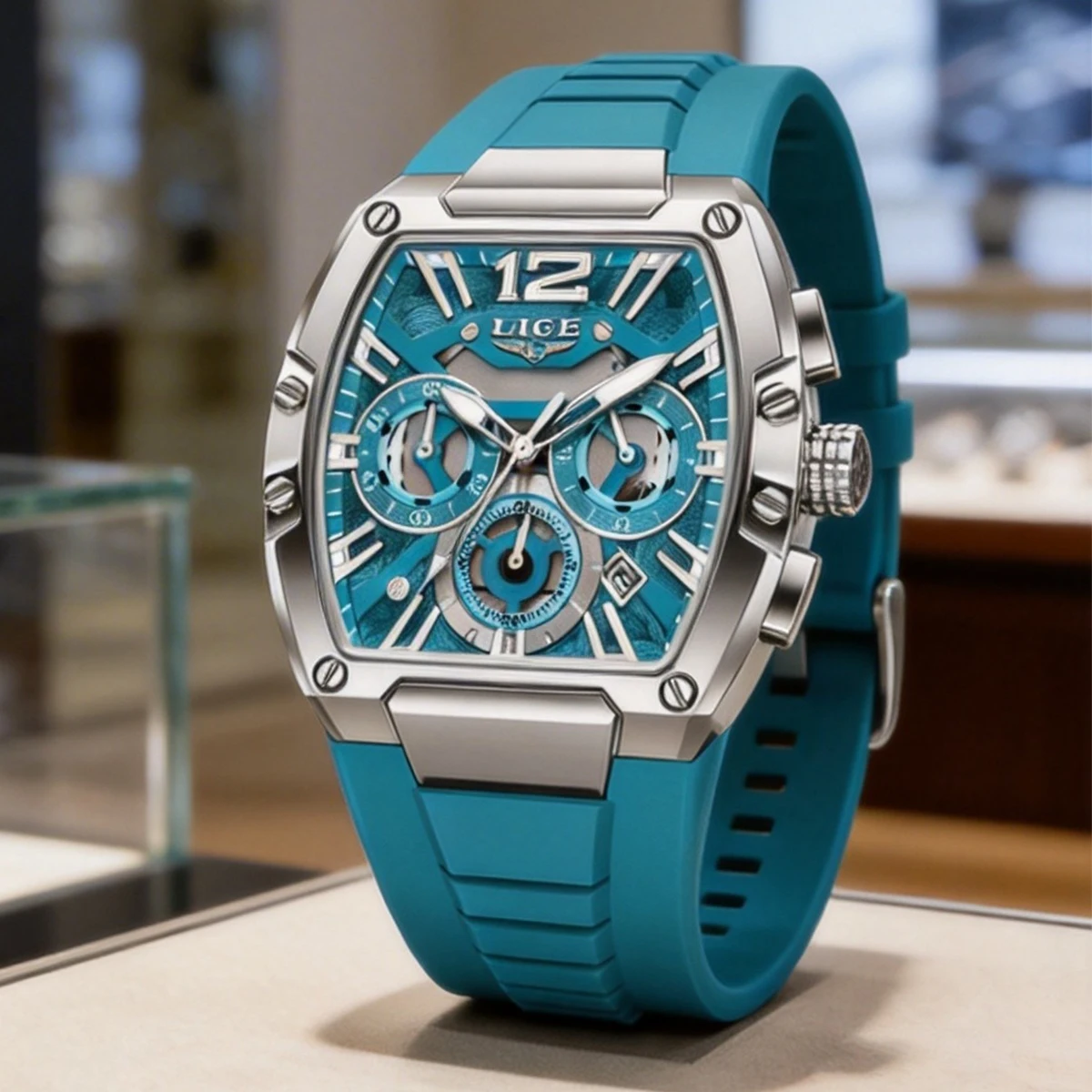 LIGE Original Brand Fashion Mens Watches Sport Military Chronograph Calendar Silicone Strap Quartz Wristwatch Relogio Masculino
LIGE Original Brand Fashion Mens Watches Sport Military Chronograph Calendar Silicone Strap Quartz Wristwatch Relogio Masculino