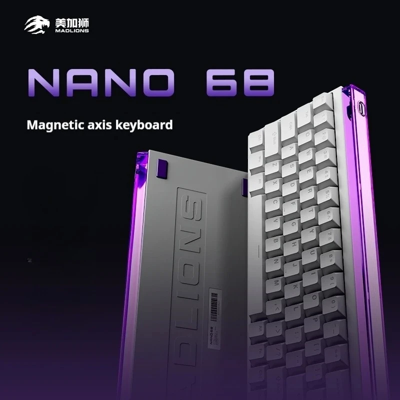 Madlions Nano68 Esports Magnetic Axis Full Key Outstanding Performance Ttc Heavenly Axis Adjustable 0 Dead Zone Rt0.01 Keyboard
Madlions Nano68 Esports Magnetic Axis Full Key Outstanding Performance Ttc Heavenly Axis Adjustable 0 Dead Zone Rt0.01 Keyboard