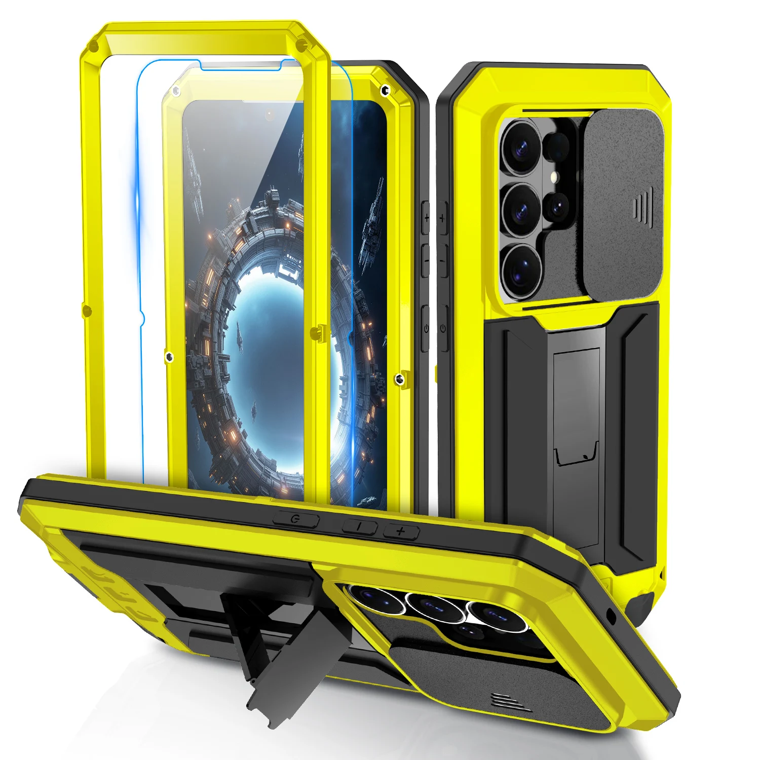 Military Metal Glass Case For Samsung Galaxy S26 Ultra S26 Plus S25 FE S25 Edge Screen Protection Shockproof Lens Slide Cover
Military Metal Glass Case For Samsung Galaxy S26 Ultra S26 Plus S25 FE S25 Edge Screen Protection Shockproof Lens Slide Cover