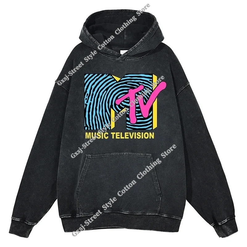 Rock MTV Music Television Print Hoodies Cotton Washed Vintage Oversized Black Pullover Tops y2k Hip Hop Street Unisex Sweatshirt
Rock MTV Music Television Print Hoodies Cotton Washed Vintage Oversized Black Pullover Tops y2k Hip Hop Street Unisex Sweatshirt