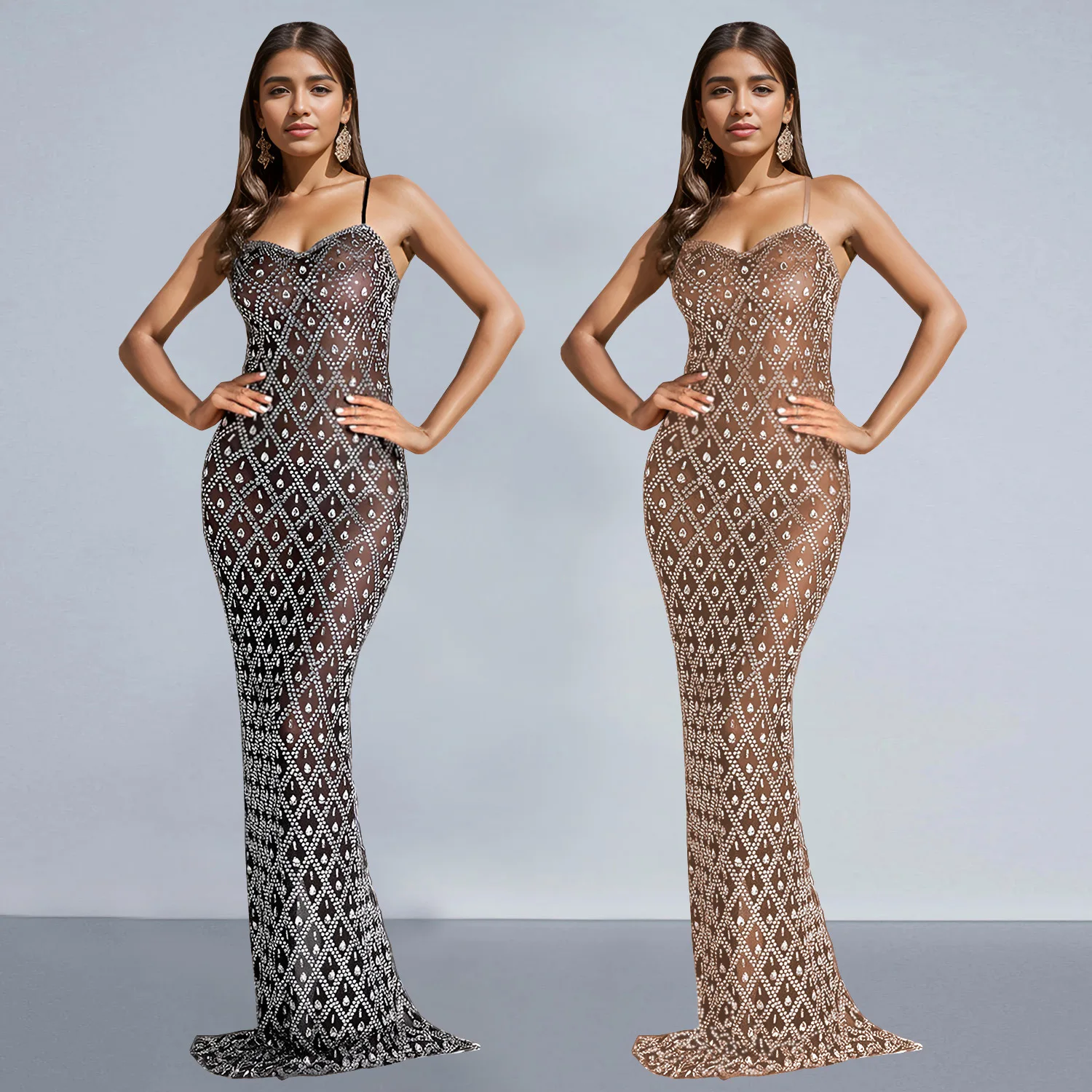 Fashion women's clothing, sexy suspenders, hot diamonds, slim-fitting hip-wrapped dress, dress, sexy and thin, high-end, simple
Fashion women's clothing, sexy suspenders, hot diamonds, slim-fitting hip-wrapped dress, dress, sexy and thin, high-end, simple