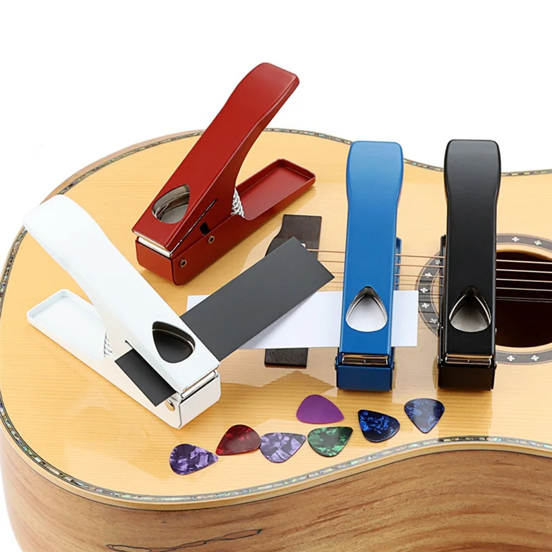Guitar Pick Punch Pick Maker Guitar Pick Cutter With 2 Pick Strips Sheet For Guitar Pick Making Tool Easy To Use
Guitar Pick Punch Pick Maker Guitar Pick Cutter With 2 Pick Strips Sheet For Guitar Pick Making Tool Easy To Use