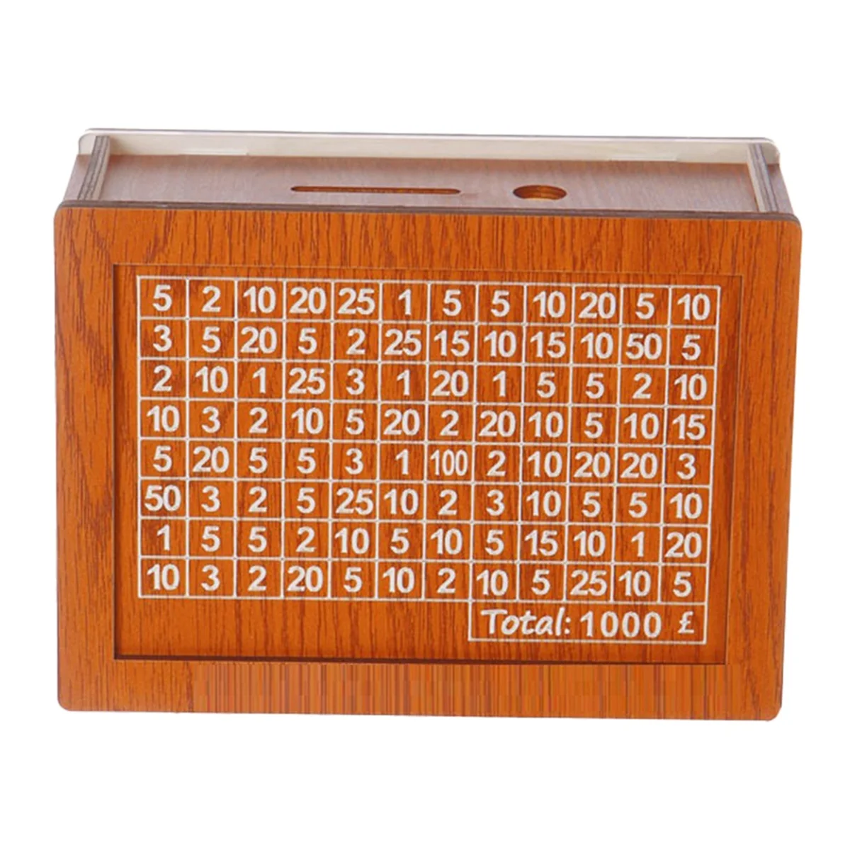 A72P Money Saving Box, Wooden Cash Vault for Kids and Adults, Reusable Money Box with Countdown and Money Target 1000
A72P Money Saving Box, Wooden Cash Vault for Kids and Adults, Reusable Money Box with Countdown and Money Target 1000