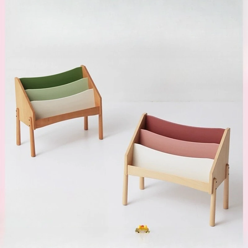 Solid wood children's bookshelf Floor-to-ceiling magazine rack Shelf Picture book rack Picture book storage rack Baby small
Solid wood children's bookshelf Floor-to-ceiling magazine rack Shelf Picture book rack Picture book storage rack Baby small