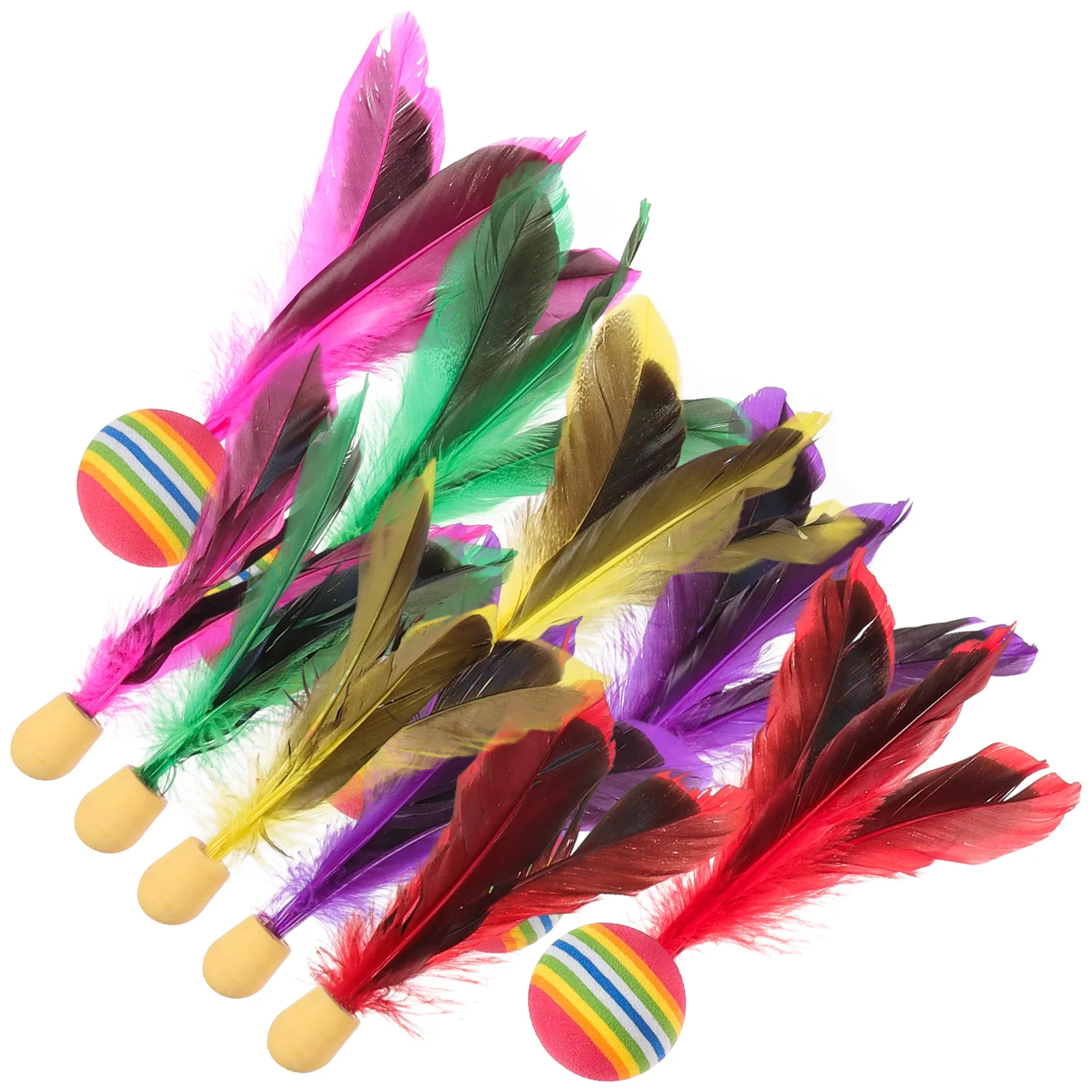 10pcs Colorful Badminton Shuttlecocks Sponge Toys 5 Small 5 Large Wear Resistant Outdoor Fun Coordination Skill Training
10pcs Colorful Badminton Shuttlecocks Sponge Toys 5 Small 5 Large Wear Resistant Outdoor Fun Coordination Skill Training