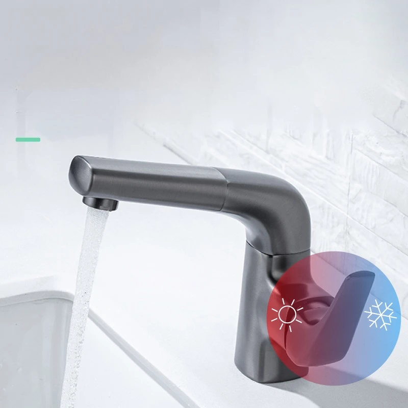 Household Pull-out Washbasin Faucet, Bathroom Hot and Cold Faucets, Dual Control Water-saving Sink, Washbasin Gun, Gray
Household Pull-out Washbasin Faucet, Bathroom Hot and Cold Faucets, Dual Control Water-saving Sink, Washbasin Gun, Gray