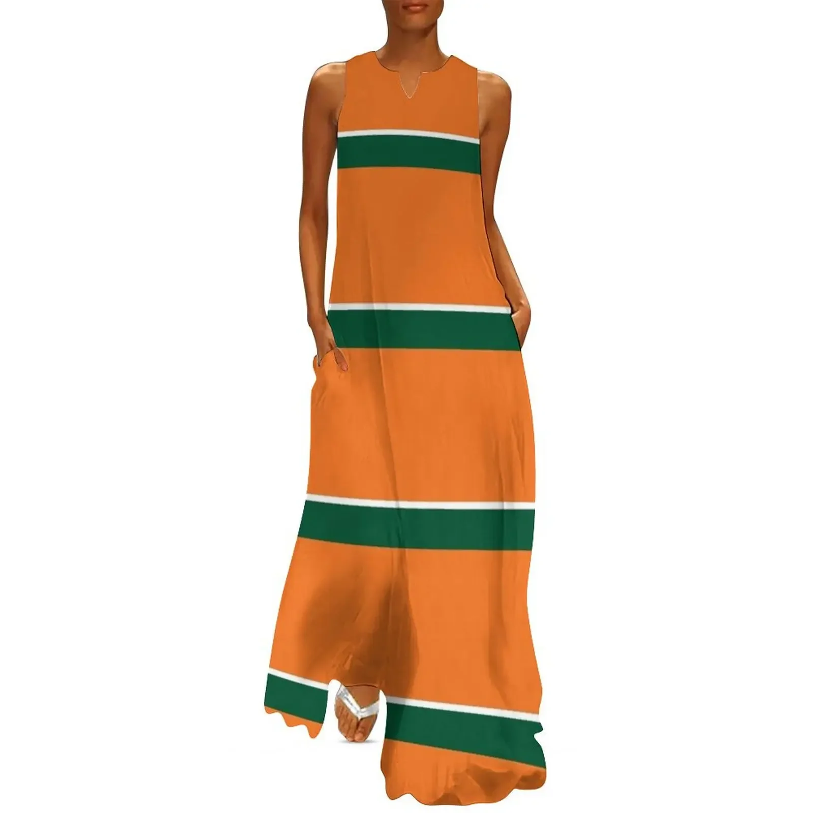Orange Green and White Banded Long Dress women's summer dress 2025 loose summer dress women for women 2025
Orange Green and White Banded Long Dress women's summer dress 2025 loose summer dress women for women 2025