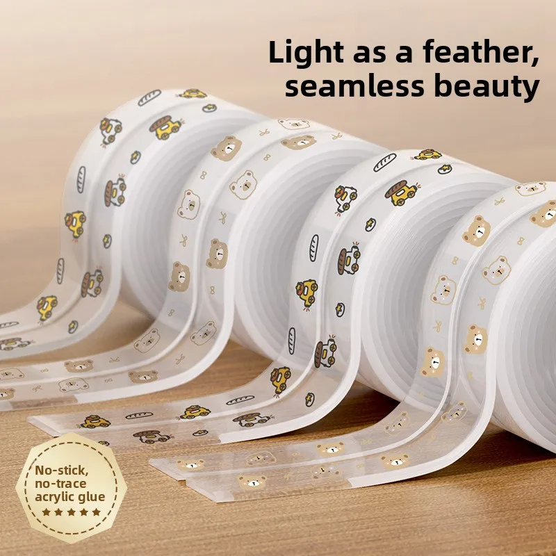 Transparent Printed Adhesive-Free Baby Safety Strip-Trace-Free Home Corner Bumpers, Reusable Edge Guards,Scratch-Proof WallTrim
Transparent Printed Adhesive-Free Baby Safety Strip-Trace-Free Home Corner Bumpers, Reusable Edge Guards,Scratch-Proof WallTrim