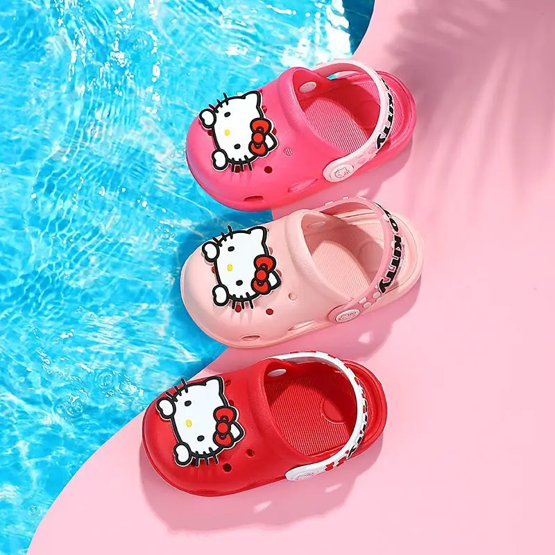 Детские летние уличные многофункциональные сандалии Hello Kitty и обувь для воды, нескользящие домашние тапочки с подошвой из ЭВА для маленьких девочек, подарок
Детские летние уличные многофункциональные сандалии Hello Kitty и обувь для воды, нескользящие домашние тапочки с подошвой из ЭВА для маленьких девочек, подарок