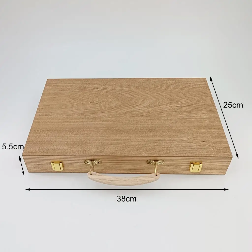 Portable Board Game Wooden Backgammon Set Folding Strategy Game with Dice and Chips for Family Fun
Portable Board Game Wooden Backgammon Set Folding Strategy Game with Dice and Chips for Family Fun