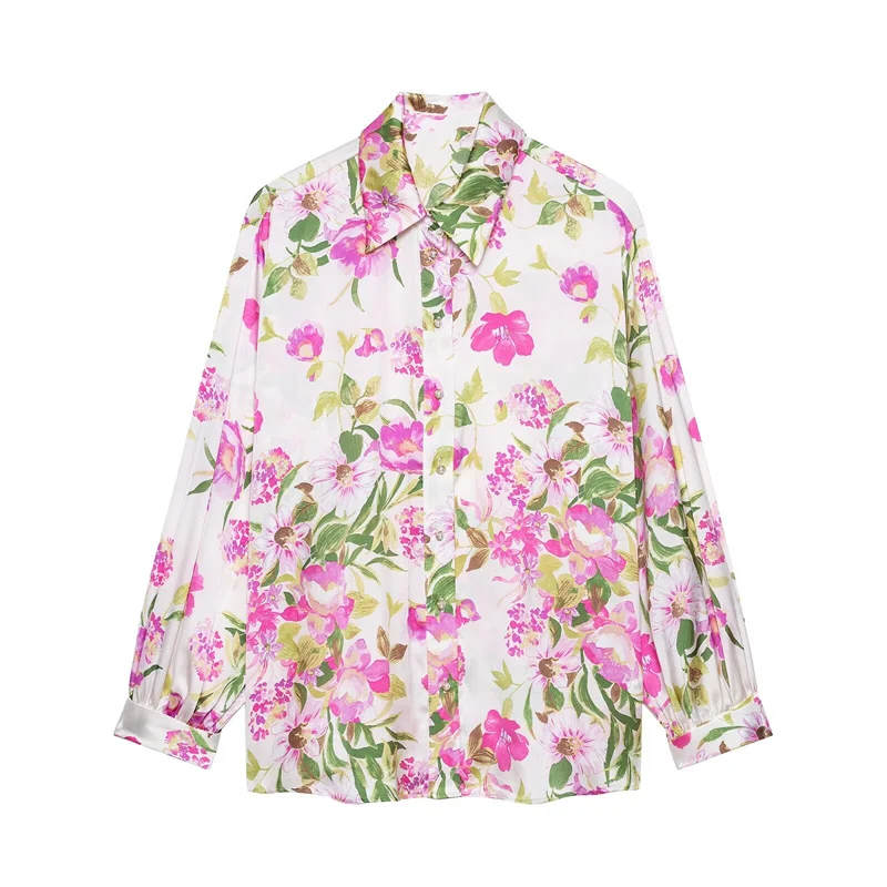 Summer Women's Casual Long Sleeved Floral Printed Shirts Tops 2026 Loose Single Breasted Blouses Elegant Women's Shirt
Summer Women's Casual Long Sleeved Floral Printed Shirts Tops 2026 Loose Single Breasted Blouses Elegant Women's Shirt