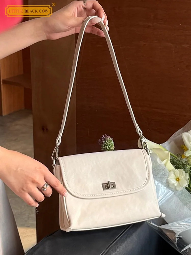 Office Work Ladies Fashion Genuine Leather Underarm Bag Flap Hasp Cow Leather Shoulder Bag Elegant Women Sling Crossbody Bags
Office Work Ladies Fashion Genuine Leather Underarm Bag Flap Hasp Cow Leather Shoulder Bag Elegant Women Sling Crossbody Bags