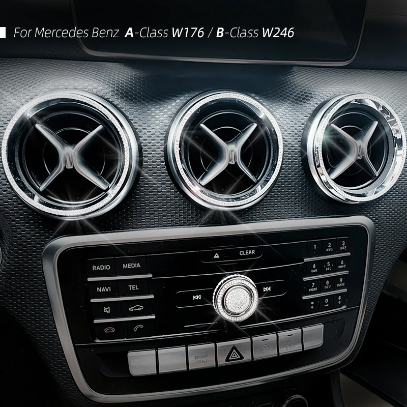 For Mercedes A-Class W176 / B-Class W246 (2012-2018) Crystal Diamond Interior Trim Compact Luxury Bling Accessories
For Mercedes A-Class W176 / B-Class W246 (2012-2018) Crystal Diamond Interior Trim Compact Luxury Bling Accessories