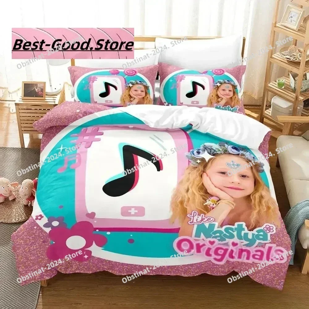 3D Fahion Like Nastya Bedding Set Printed single Comforter Quilt Bed Cover Duvet Cover Pillow Case 3 Pieces Sets Kids Adult Size
3D Fahion Like Nastya Bedding Set Printed single Comforter Quilt Bed Cover Duvet Cover Pillow Case 3 Pieces Sets Kids Adult Size