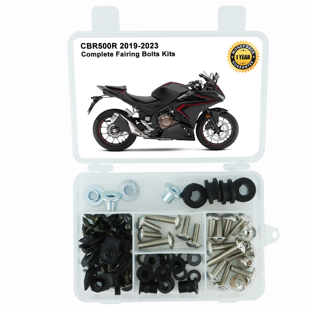 Motorcycle Screws Washers Fairing Clips Fit For Honda CBR500R 2019 2020 2021 2022 2023 Complete Full Fairing Bolts Kit Steel
Motorcycle Screws Washers Fairing Clips Fit For Honda CBR500R 2019 2020 2021 2022 2023 Complete Full Fairing Bolts Kit Steel