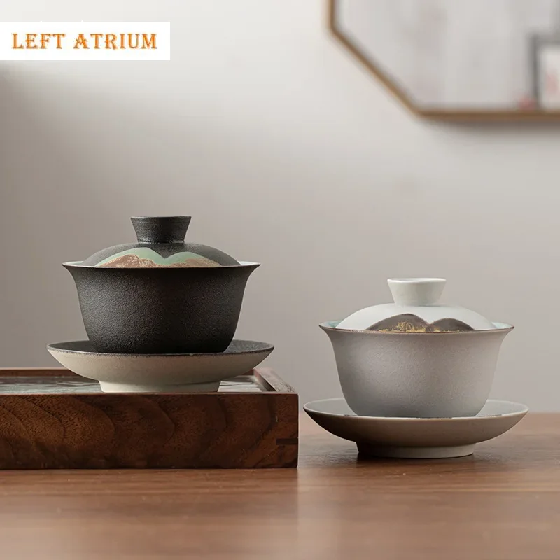 Японский стиль, нарисованный вручную в Distant Gaiwan, фарфоровая чаша для чая кунг-фу, керамическая посуда, крышка для чайника, чаша
Японский стиль, нарисованный вручную в Distant Gaiwan, фарфоровая чаша для чая кунг-фу, керамическая посуда, крышка для чайника, чаша