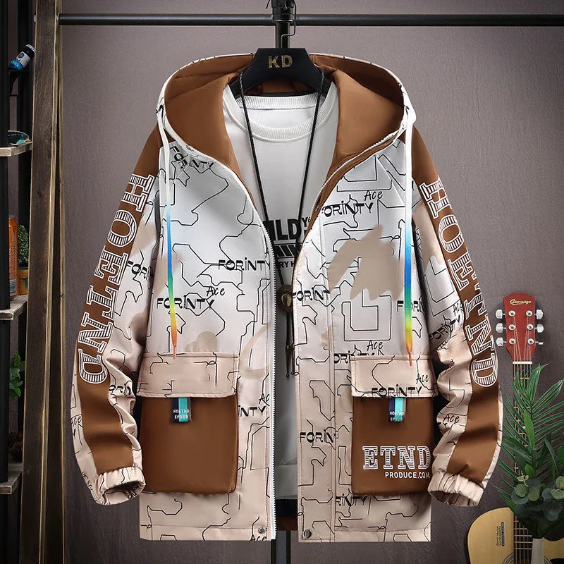 Autumn and Spring Fashion Trend Retro Sports Printed Workwear Jacket Men's Casual Loose Windproof Plus Size High-end Outerwear
Autumn and Spring Fashion Trend Retro Sports Printed Workwear Jacket Men's Casual Loose Windproof Plus Size High-end Outerwear