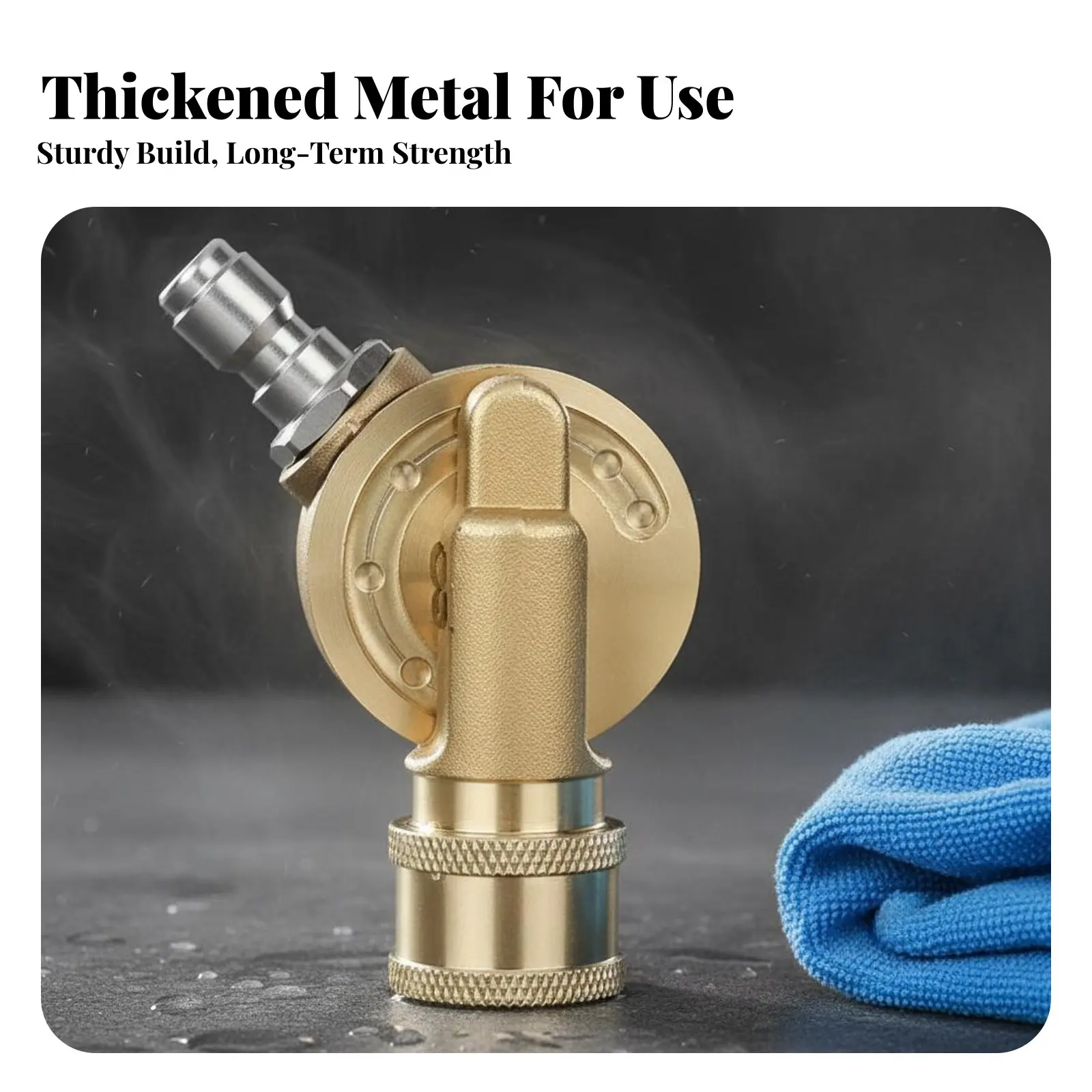 1/4 Inch Rapid Link Adapter Easy Installation Adjustable Angle Spray Tip Adapter Pivoting Pressure Washer Coupler Universal Fit
1/4 Inch Rapid Link Adapter Easy Installation Adjustable Angle Spray Tip Adapter Pivoting Pressure Washer Coupler Universal Fit