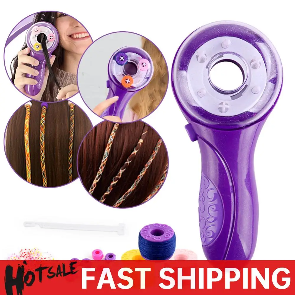 Hair Braider Machine Twister Hairstyle Tools Kit Styling DIY Tool with Hair Hook Rubber Band Salon Funny Gift for Teen Girls
Hair Braider Machine Twister Hairstyle Tools Kit Styling DIY Tool with Hair Hook Rubber Band Salon Funny Gift for Teen Girls