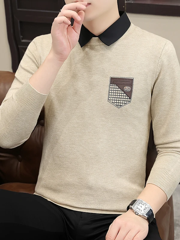 Мужской повседневный вязаный свитер с воротником irt, модный дизайн, весна-осень, новый Sle Busin, повседневный, универсальный, мягкий, удобный
Мужской повседневный вязаный свитер с воротником irt, модный дизайн, весна-осень, новый Sle Busin, повседневный, универсальный, мягкий, удобный