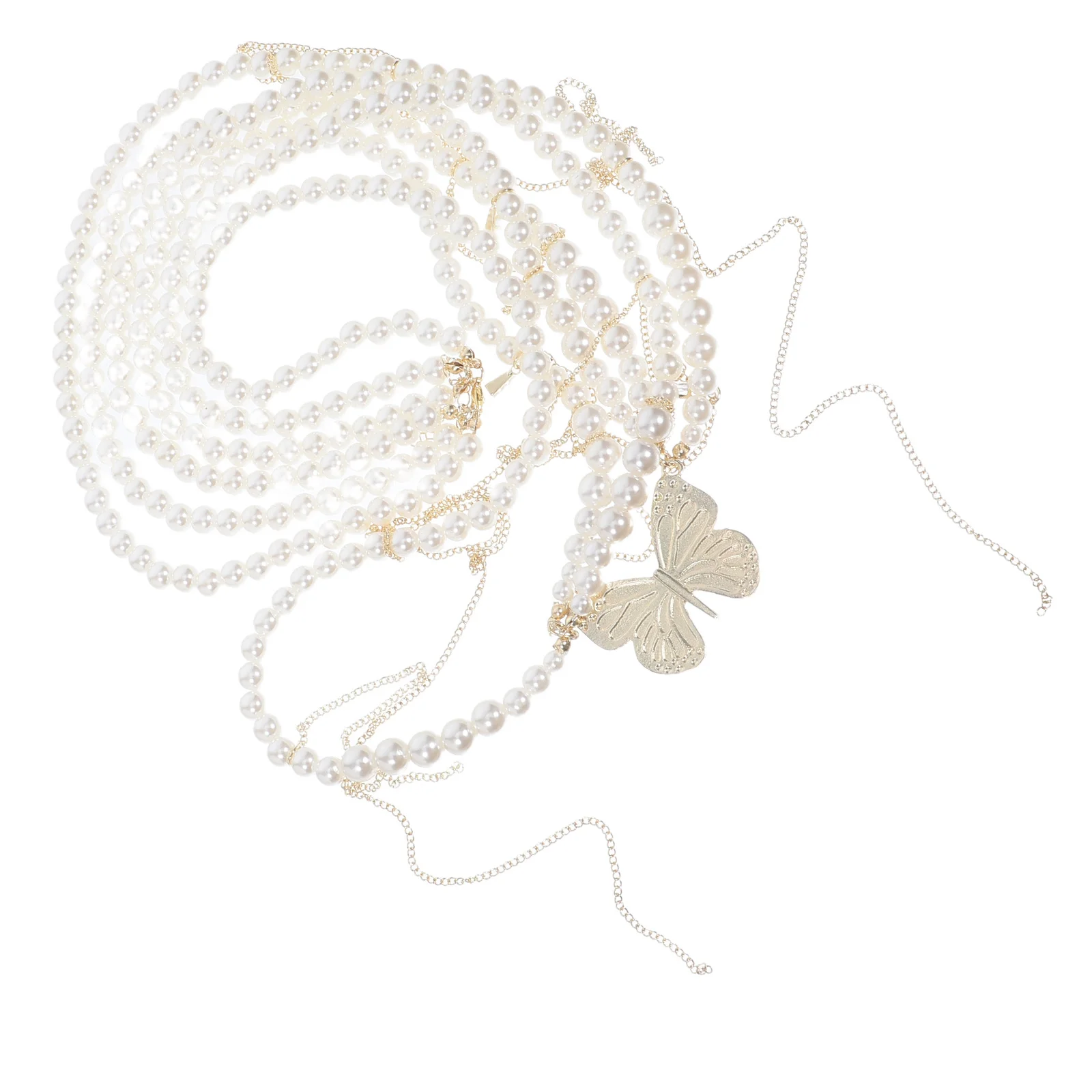 Stylish Multi-Layered Pearl Waist Chain for Women Hypoallergenic Body Jewelry Enhances Waistline Aesthetics Belt Chain
Stylish Multi-Layered Pearl Waist Chain for Women Hypoallergenic Body Jewelry Enhances Waistline Aesthetics Belt Chain