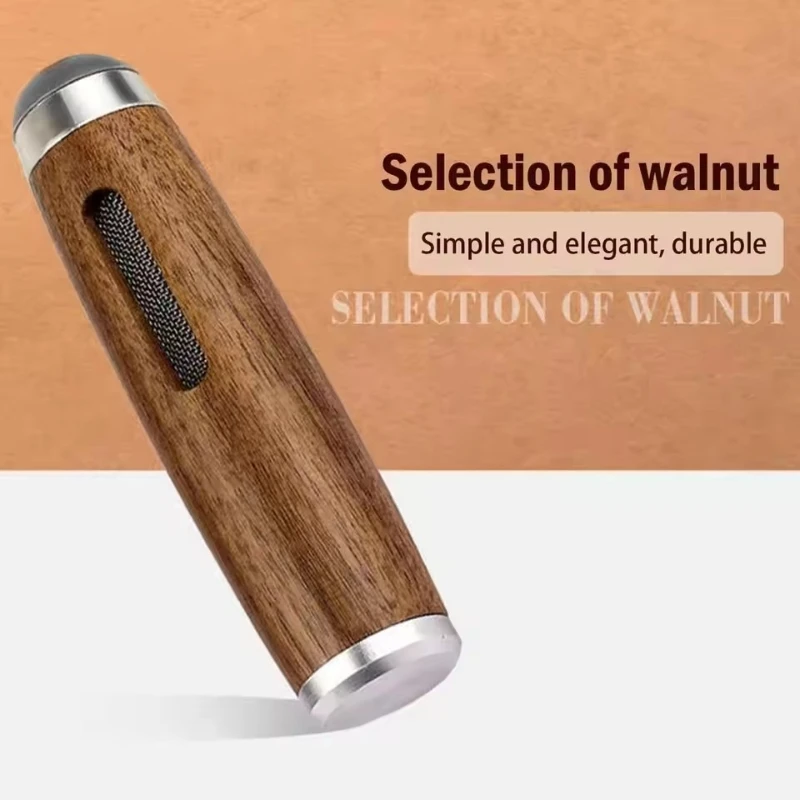 Handheld Mini Ashtrays Anti Soot-flying Cigarette Cover Walnut Wood Cigarette Holder Ash Organizer for Car Driving Ashtray
Handheld Mini Ashtrays Anti Soot-flying Cigarette Cover Walnut Wood Cigarette Holder Ash Organizer for Car Driving Ashtray