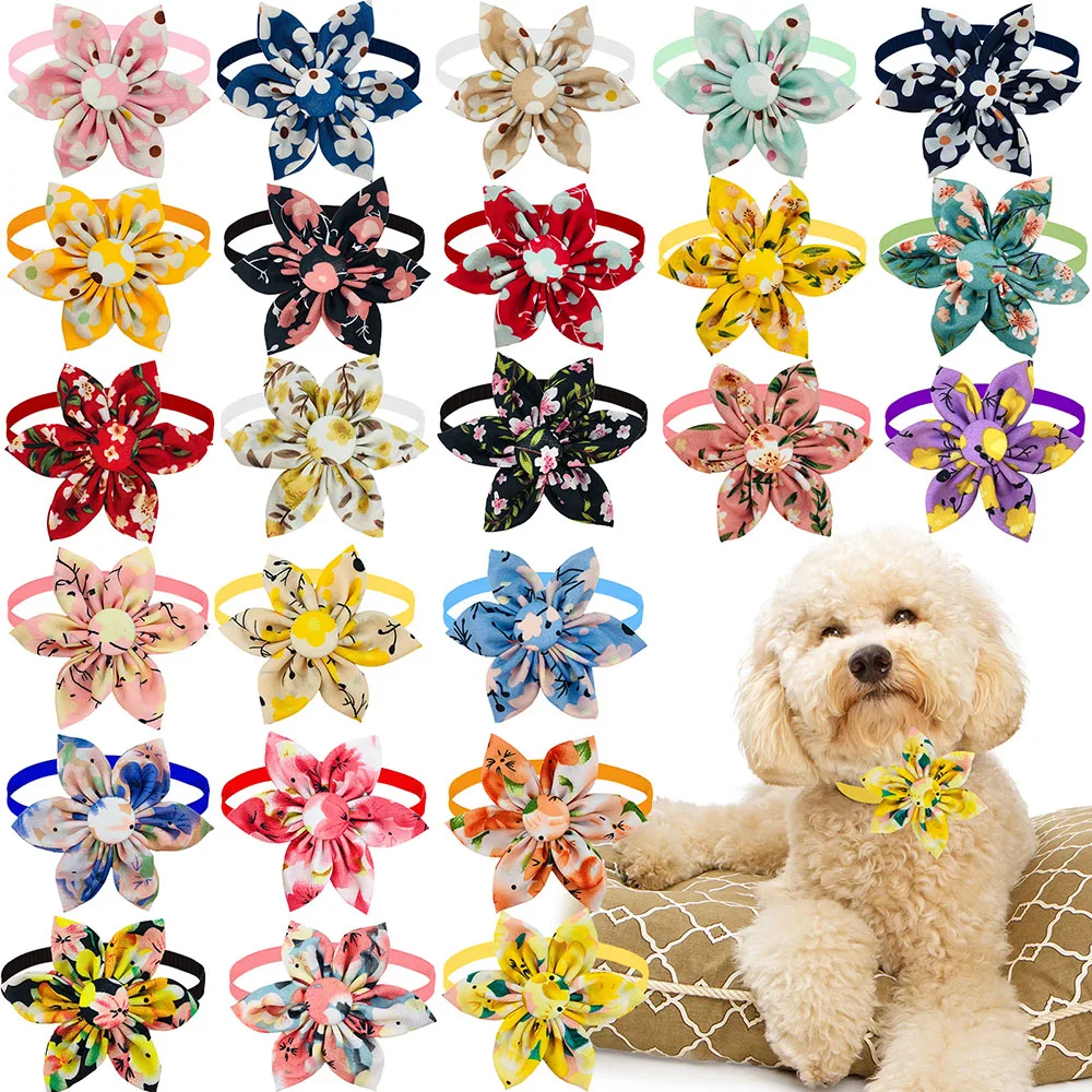 New Dog Pet Bulk Flower Bowties For Dogs Pets Grooming Bow Tie Collar Dogs Pets Summer Grooming Accessories For Small Dogs
New Dog Pet Bulk Flower Bowties For Dogs Pets Grooming Bow Tie Collar Dogs Pets Summer Grooming Accessories For Small Dogs