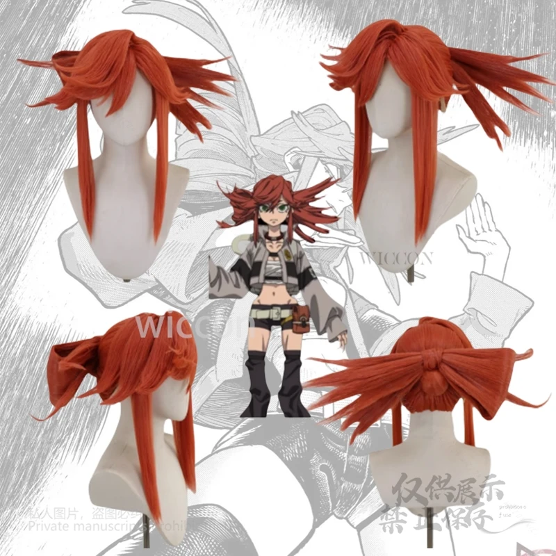 Riyo Reaper Heat Resistant Synthetic Hair Anime Akuta Cleaners Cosplay Gachiakuta Orange Wigs Female Halloween Carnival Party
Riyo Reaper Heat Resistant Synthetic Hair Anime Akuta Cleaners Cosplay Gachiakuta Orange Wigs Female Halloween Carnival Party