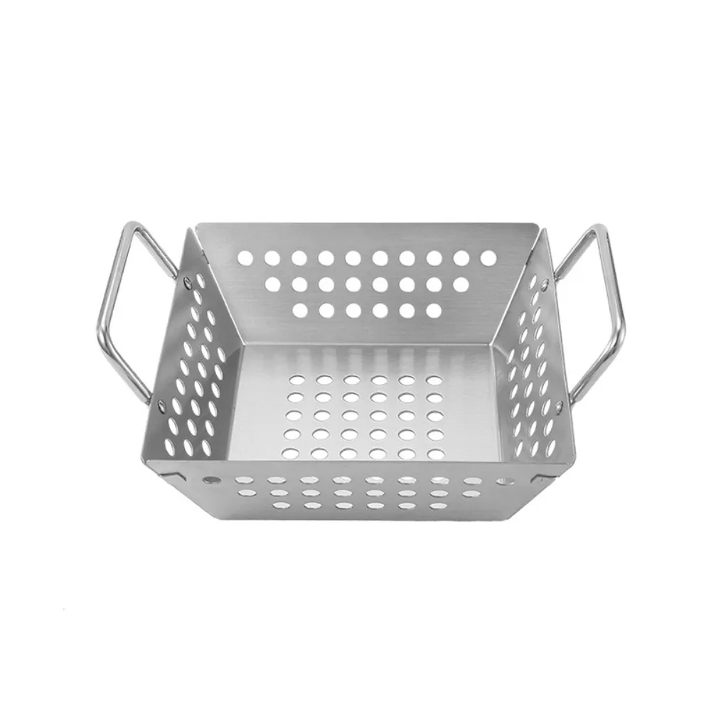 Двухручная решетка для гриля из нержавеющей стали, антикоррозийная, с антипригарным покрытием, с перфорацией, с дренажом, для подачи закусок
Двухручная решетка для гриля из нержавеющей стали, антикоррозийная, с антипригарным покрытием, с перфорацией, с дренажом, для подачи закусок