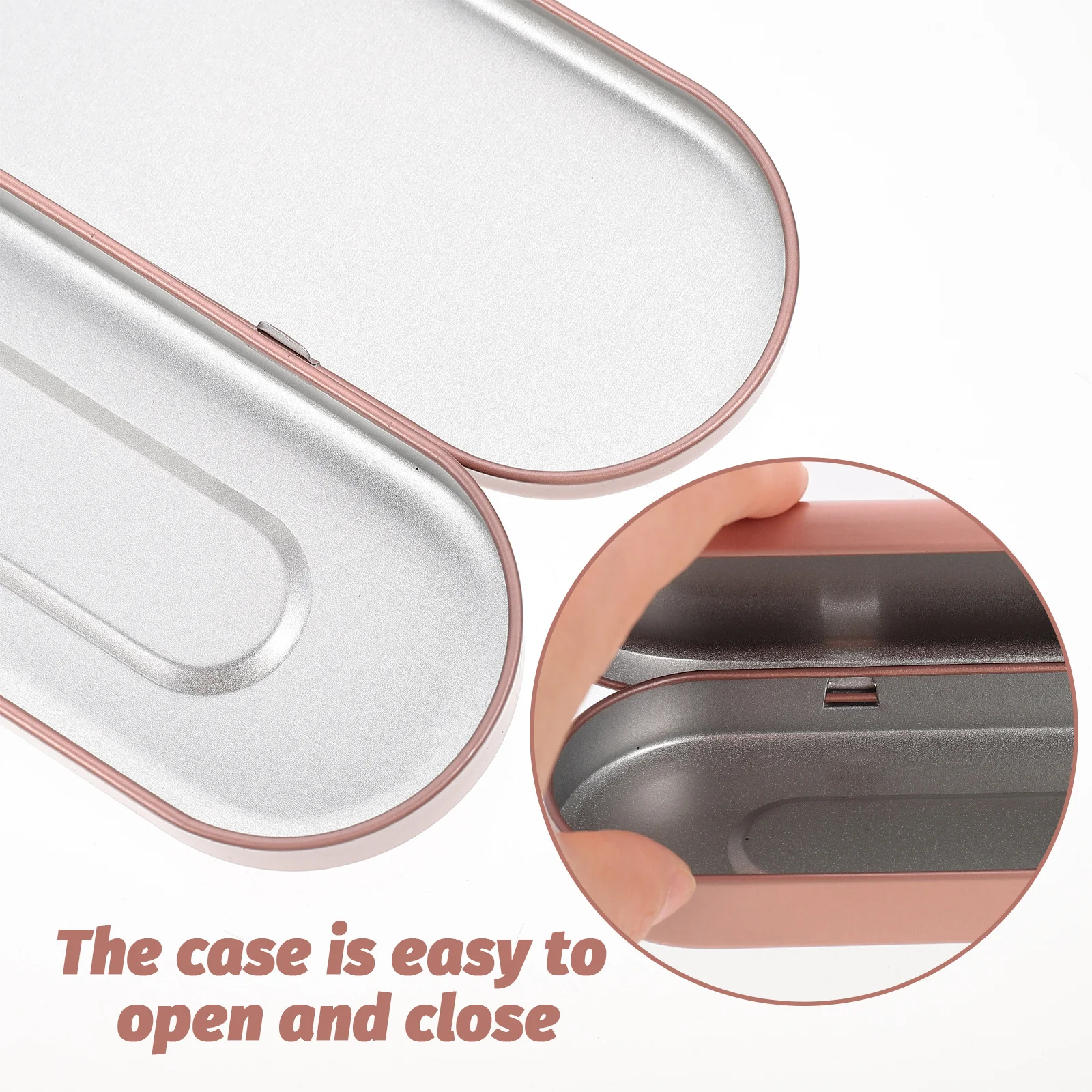 6Pcs Metal Pencil Organizers Portable Clamshell Design Wear-Resistant Storage for Pens Pencils Accessories Pencil Case 
6Pcs Metal Pencil Organizers Portable Clamshell Design Wear-Resistant Storage for Pens Pencils Accessories Pencil Case